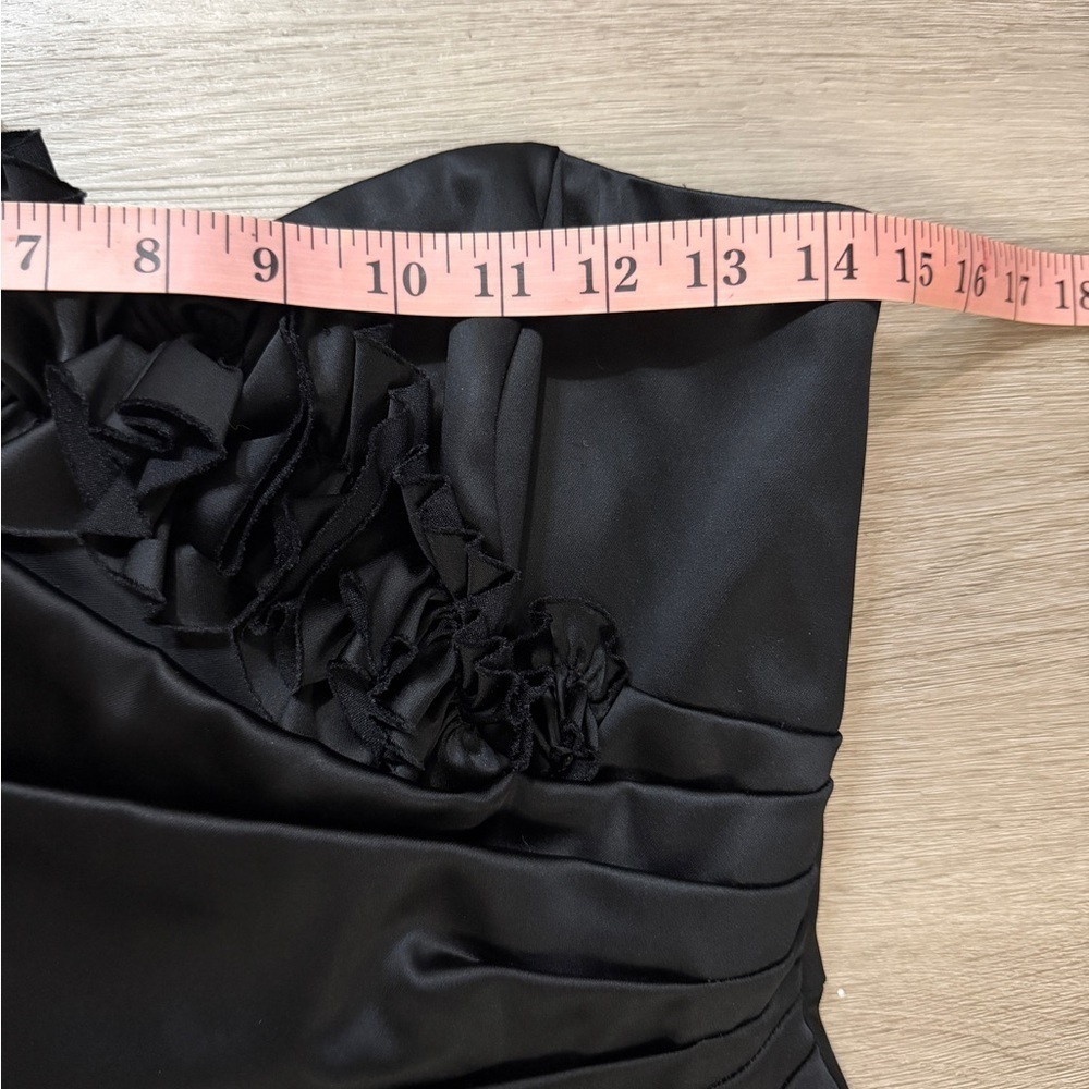 White House Black Market Sleek Black Mini Dress - Picture 11 of 12